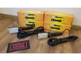 Darbo lempos LED 230v su magnetu