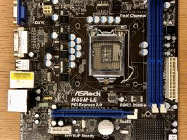 Asrock H55m-le motininė plokštė - Lga1156