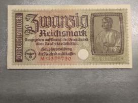 3 Reicho okupacinis banknotas.