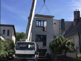 Griovimo rekonstrukcijos darbai šiukšlių išvežimo