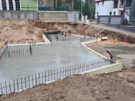 Pagrindų paruošimas betonavimui, betonavimas
