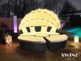 Lauko baldai poilsio sala LED XL-180