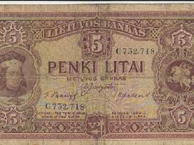 Smetoniški 5 litai 1929