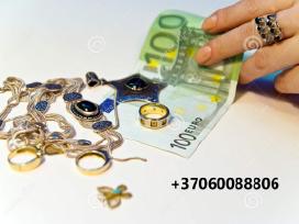 Aukso, sidabro supirkimas Vilniuje. Lombardas
