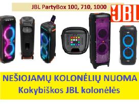 Kolonėlės nuoma / garso aparatūros jbl nuoma