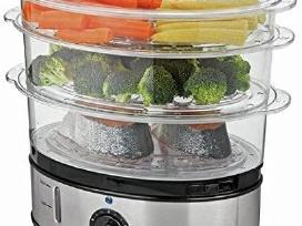 Garpuodis Cookworks 3 Bowl 800 Watts 9 Litres Stea