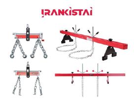 Variklio balansyrai, laikikliai, pastatymo įrankia