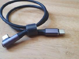 Usb kabelis Type C-type C, 0.5m, 90 laipsnių