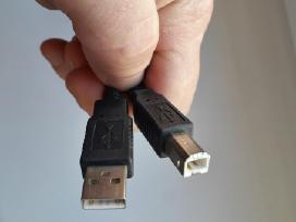 Usb kabeliai spausdintuvo pajungimui