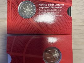 2 € moneta skirta "Lietuvos krepšinio 100-mečiui"