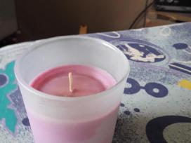 Augalų aromatą skleidžianti žvakė