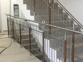 Laiptų, Balkonų Turėklai, Stikliniai Stogeliai