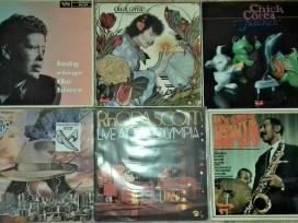 Jazz vinilo plokštelių kolekcija