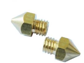 Tronxy 3 D printerio 1pc Mk8 M6 purkštukas 0,4 mm