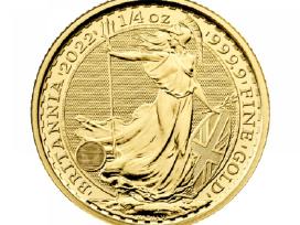 1/4 oz (7.78 g) auksinė moneta Britannia, 2022