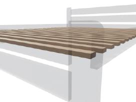 Lovos grotelės dvigubai stipresnes masyvas 120x200