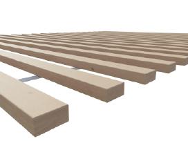 Lovos grotelės dvigubai stipresnes masyvas 80x200