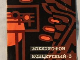 Koncertinis elektrofonas 3 Ef 66 1968m instrukcija