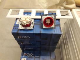 Hager Polo serijos kištukiniai lizdai, rėmeliai, g