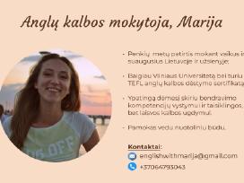 Anglų kalbos pamokos - English with Marija