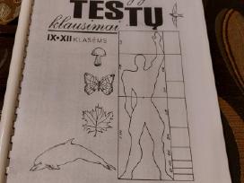 Biologijos testai su atsakymais