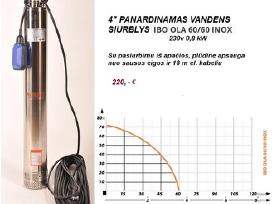 Panardinamas Vandens siurblys šuliniui