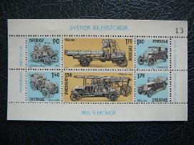 Automobiliai Svedija 1980 Mnh svd1118