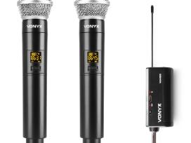 Bevieliai mikrofonai Vonyx Wm552 Plug-and-play Uhf
