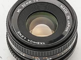 Yashica ir Konica objektyvai