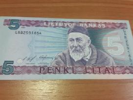 5 litai 1993 m.unc