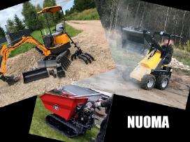 Mini ekskavatorius / Mini krautuvas / Mini dumper