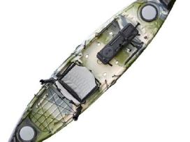 Kayak Jackson Cuda 14, pilnai ekipiruotas