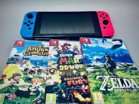 Nintendo Switch konsolė su žaidimais