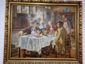 Puikus senovinis paveikslas 1880 - 1930 metai.