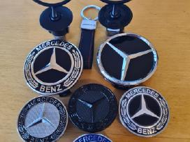 Mercedes benz ženklas ženkliukas emblema žvaidgždė