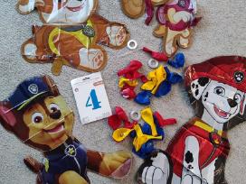 Paw Patrol balionų rinkinys su skaičiumi