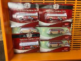 6 coca cola autobusai autobusiukai modeliukai kola