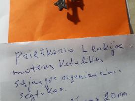 Lenkijos moterų katalikų sąj. organizac. segtukas