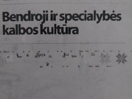 Bendroji specialybės kalbos kultūra