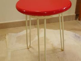 Vintažinis mid century Florence Knoll taburetukas