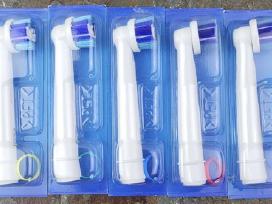 Oral-b elektrinio dantų šepetėlio antgaliai