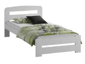 Nauja balta medinė lova 90x200 tik 125€