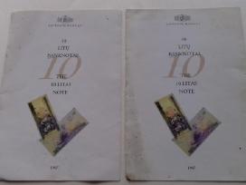Buklietas.10 litu banknotas.