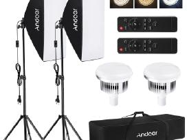 LED softbox valdomi pulteliu 2800-5700k