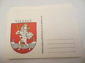 Vokai, atvirlaiškiai, 162 vnt. Lietuva (1