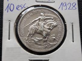 Portugalija 10 escudos 1928 sidabras