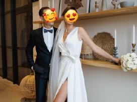 Elegantiška vestuvinė suknelė