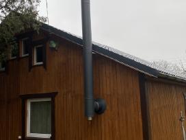 Įdėklų į kaminus montavymas ,pristatomi kaminai.