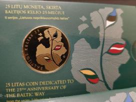2014 m. 25 Litų moneta Baltijos kelio 25-čiui