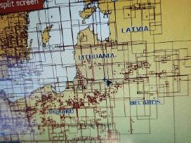 Laikikliai, žemėlapių kortelė navionics, baterija